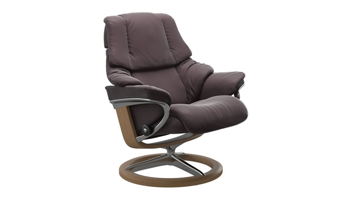 Stressless Reno with Signature Base in Paloma Bordeaux Leather